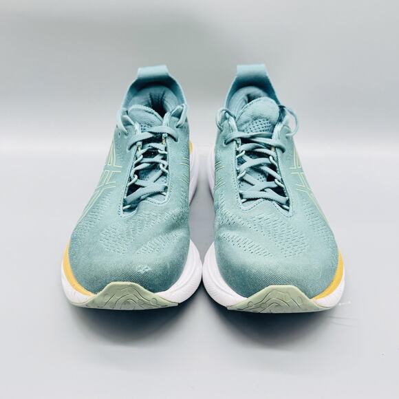 ASICS Shoes Womens 9.5 Teal Green Gel Nimbus 25 PureGEL Running Athletic Sneaker - Picture 3 of 13